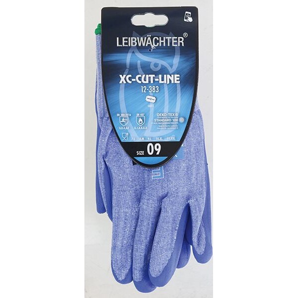 XCELLENT HXC1238309 Arbeitshandschuh - Größe 9, hellblau