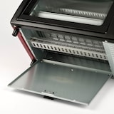 thumbnail of Girmi Forno elettrico, 800 W, 10 Litri, Griglia INOX, Termostato Regolabile, Timer 60 min, Accesori inclusi, 37x21.5x25.5 Nero/Rosso FE10