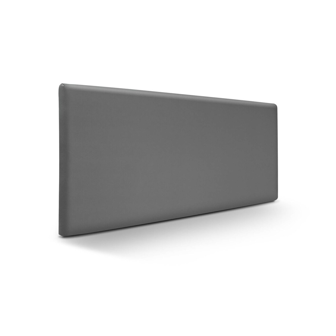 Cabecero De Cama Liso SUEÑOSZZZ Cabecero Para Camas 150 (160 x 57 cm) Tapizado En Polipiel Gris