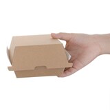 thumbnail of Fiesta Kompostierbare Kraft-Hamburger-Boxen Klein (200 Stück)