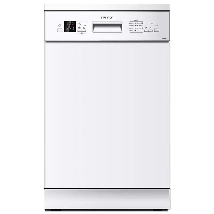 Lavavajillas Infiniton DIW-4510W, 45 cm, 10 Servicios, 7 Programas, Blanco, E