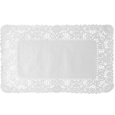 VASOMADRID S.L., Blonda 30x40 cm, Caja de 2000 uds en bolsas de 250 uds, blanco, Papel, ref. 5033