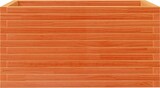 thumbnail of vidaXL Pflanzkübel Wachsbraun 90x60x45,5 cm Massivholz Kiefer