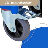 thumbnail of PROREGAL Tischwagen Pro mit 2 Etagen | HxBxT 95x50x97cm | Traglast 400kg | Lichtblau | Transportwagen Handwagen Materialwagen