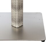 thumbnail of METRO Professional bartafel Barbados, aluminium/ PE-rotan, 70 x 70 x 108 cm, houtlook tafelblad, weerbestendig, steen