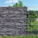 thumbnail of zaun|zu® Sichtschutzstreifen Schiefer bedruckter Sichtschutz 2,5m x 2,0m