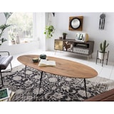 thumbnail of SIT Möbel Couchtisch oval | Tischplatte Akazie | Beine Metall | B 150 x T 60 x H 45 cm | natur | 01053-27 | Serie THIS & THAT