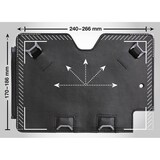 thumbnail of Tablet Organizer Elegance Universal 9,7 bis 10,1 Zoll schwarz
