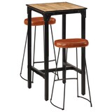 thumbnail of vidaXL 3-tlg. Bar-Set Raues Mangoholz und Metall