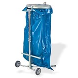 thumbnail of Müllsackständer Müllsackhalter Metall gelber Sack Abfallsammler fahrbar 120 l