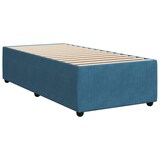 thumbnail of vidaXL Boxspringbett mit Matratze Blau 90x200 cm Samt