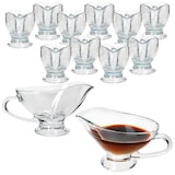 thumbnail of 12er Set Sauciere Gourmet aus Glas 310ml - 5145020