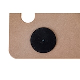 thumbnail of aro chariot de transport à roulettes rectangulaire, MDF / TPE + PP, 29 x 57,5 c 11 cm, avec 4 roues, marron