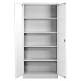 thumbnail of PROREGAL Stahlschrank BEE mit 9 lackierten Fachböden | HxBxT 195x92x50cm | Grau-Weiß | Werkstattschrank Werkzeugschrank Aktenschrank Universalschrank