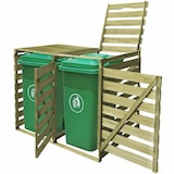 thumbnail of vidaXL Mülltonnenbox für 2 Tonnen 240 L Imprägniertes Holz