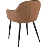 thumbnail of Chaise de salle à manger Boise velours Marron