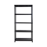 thumbnail of Scaffalatura in Resina con 5 Ripiani 175kg 90x40x180cm Nero 7house