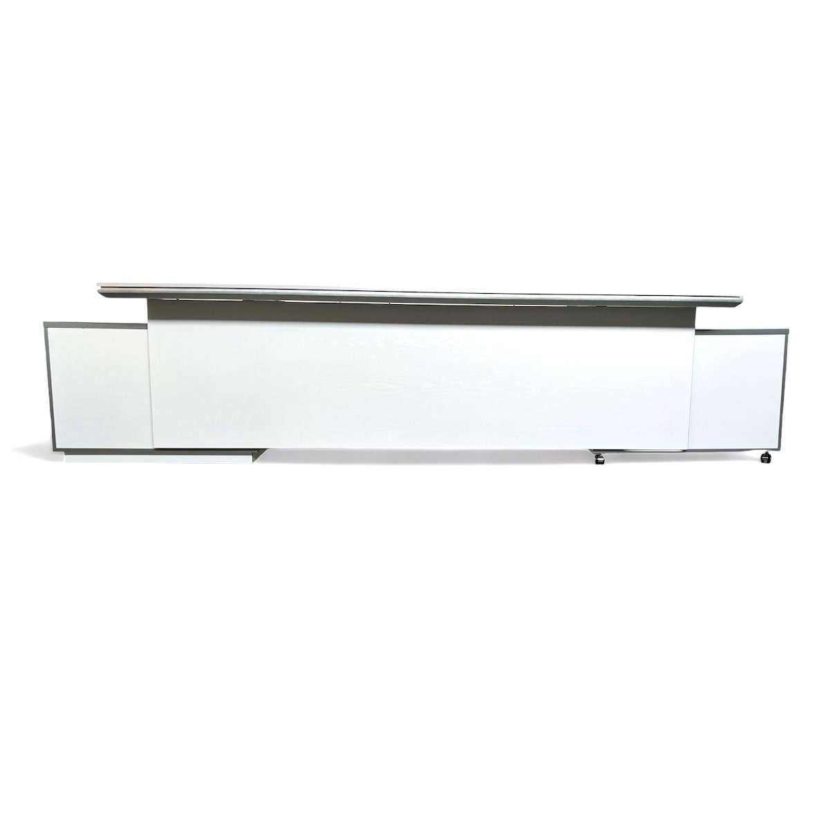 Arbeitstisch Chefschreibtisch Büromöbel Chef Schreibtisch KEHL weiß 2.4 m