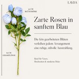 thumbnail of LAYBA Künstliche Rosen 3er-Set blau 65 cm