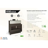 thumbnail of Caldera de Leña para Sistema de calefacción Central. Hidroestufa de Leña para Radiadores. (H110)