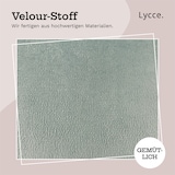 thumbnail of Lycce Bankauflage BLAU Klemmkissen gepolstert - mit 1 Leiste für Sitzbank ab Tiefe 35cm  - zb. für Gastraum, Stühle, Bänke etc.