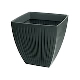 thumbnail of WellHome - Vaso in plastica stampata a rotazione 17L Ø30x30cm colore Antracite - Latia Square MIDL