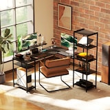 thumbnail of HOMCOM - Eckschreibtisch - 137L x 140B x 139,5H cm - schwarz