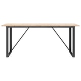 thumbnail of Table à manger cadre en O 180x90x75 cm bois de pin massif acier Modèle Polaris Bois Plus