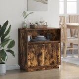 thumbnail of vidaXL LED-Sideboard Räuchereiche 71x34,5x75 cm Holzwerkstoff