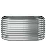 thumbnail of tectake Letto rialzato Flormma, 804l, zincato, 160x80x80cm 160 x 80 x 80 cm Argento