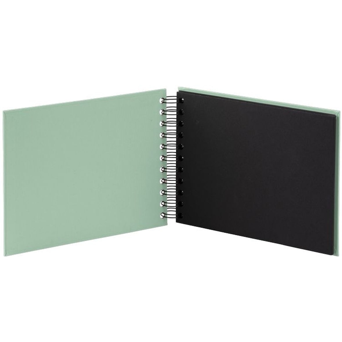 Fotoalbum Whire-O 40 Seiten 195x145mm mint/schwarz