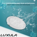 thumbnail of LUXULA LED Downlight LX300117 24 W 3000 K, 4000 K, 6000 K einstellbar in warm-, neutral- und kaltweiß (CCT) weiß