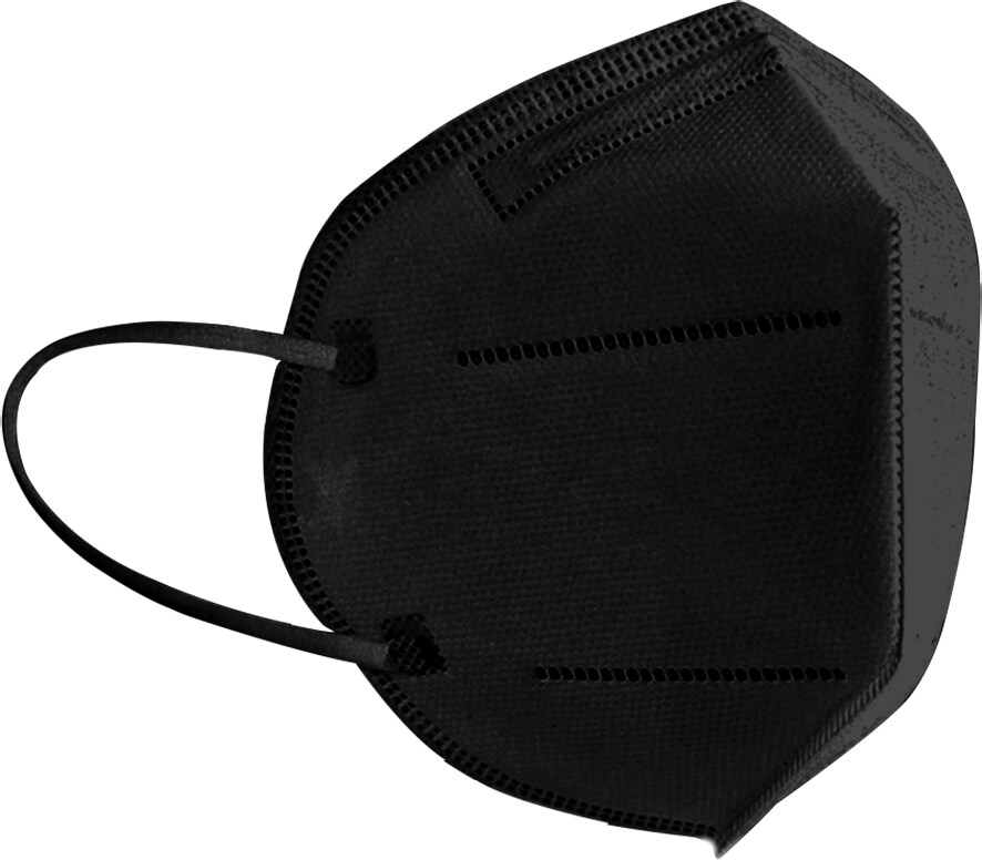 FFP2 Atemschutzmasken Komfort2 schwarz DIN EN 149:2001+A1:2009 Made in Germany  10 Stück