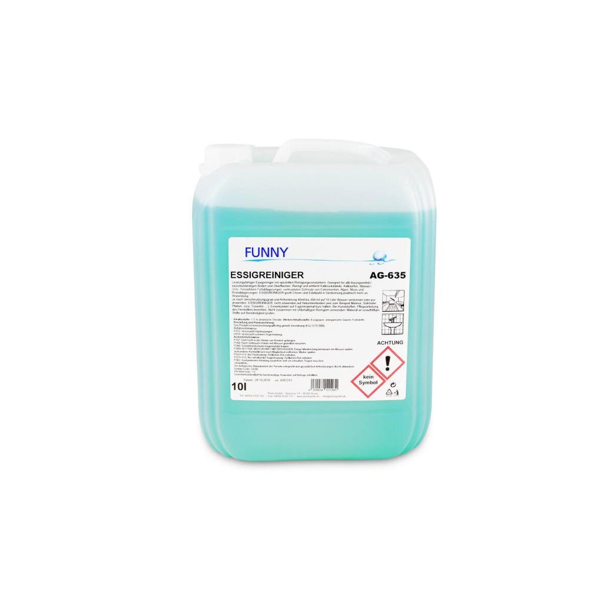 Essigreiniger Funny - 2 x 10 L Kanister - phosphatfrei - mild kalklösend