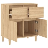 thumbnail of Helloshop26 - Aparador cómoda armario mueble de almacenaje organizador cocina salón roble Sonoma 60 x 35 x 70 cm madera de 02_0031601