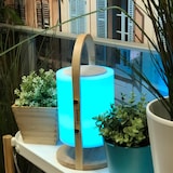 thumbnail of Lumisky Lampe enceinte bluetooth multicolore WOODY PLAY H37cm Bois Bois