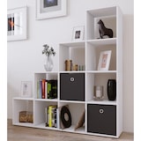 thumbnail of VCM Standregal Napoli Weiß H. 139 x B. 143 x T. 29 cm