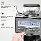 thumbnail of Espressomaschine mit Mahlwerk 2050 W – Siebträgermaschine 20 Bar, Profi Milchaufschäumer, Barista-Zubehör, 25 Mahlgrade, 1,6 L Wassertank