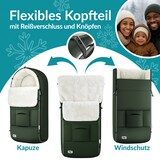thumbnail of MONZANA® Babyfußsack Basic Waldschattengrün