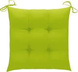 thumbnail of vidaXL Stapelbare Gartenstühle mit Kissen 6 Stk. Massivholz Teak