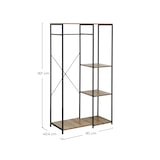 thumbnail of Perchero Metálico y de Madera Oilu 167x90x40,4cm 7house