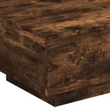 thumbnail of Table basse avec lumières LED chêne fumé 55x55x31 cm Modèle Atlas Infinite Industriel