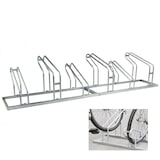 thumbnail of Fahrradständer für 6 Fahrräder höhenversetzt 210 x 45 cm Stahl feuerverzinkt grau 2x3 Bodenparker Reihenparker