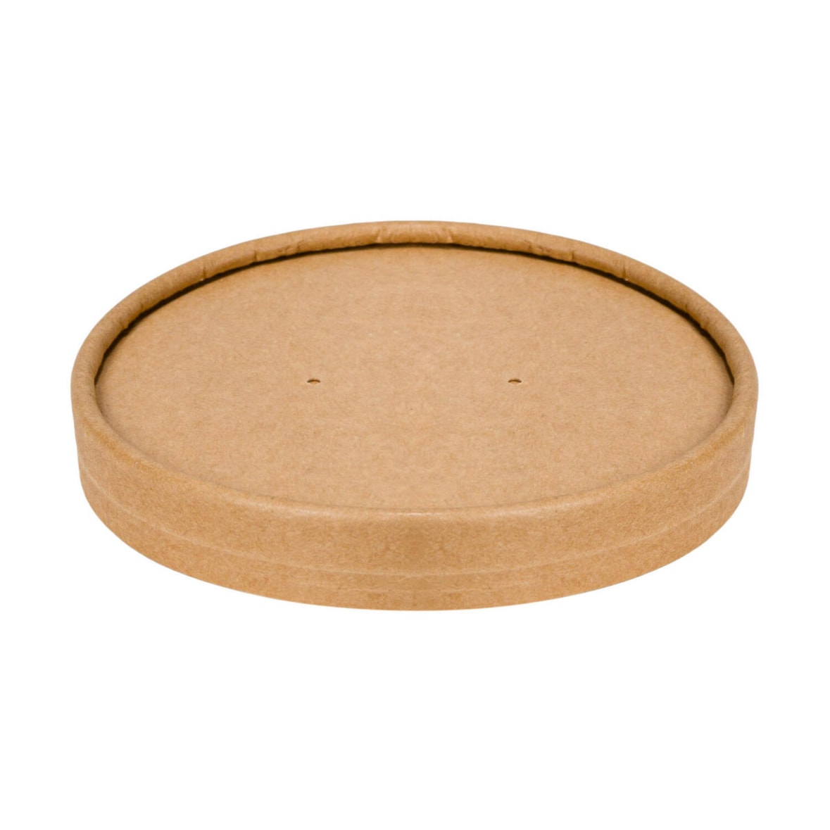 125x Deckel für Suppenbecher Kraftpapier rund O11,5cm