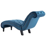 thumbnail of vidaXL Chaiselongue Blau Samt
