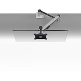 thumbnail of Supporto per monitor con braccio argento metallico 8 kg morsetto da tavolo