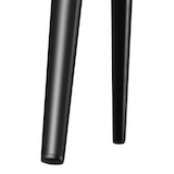 thumbnail of tectake Eetkamerstoel Marilyn fluweellook, zwarte stoelpoten - bruin / zwart, Set van 6 - 404044