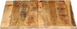 thumbnail of vidaXL Tischplatte 90x80x2,5 cm Baumkante Massivholz Raues Mangoholz