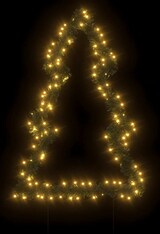thumbnail of vidaXL Weihnachtsbaum mit Erdspießen und 115 LEDs 90 cm