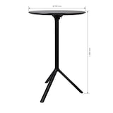 thumbnail of Table haute ronde noire "MIURA" conçue par Konstantin Grcic